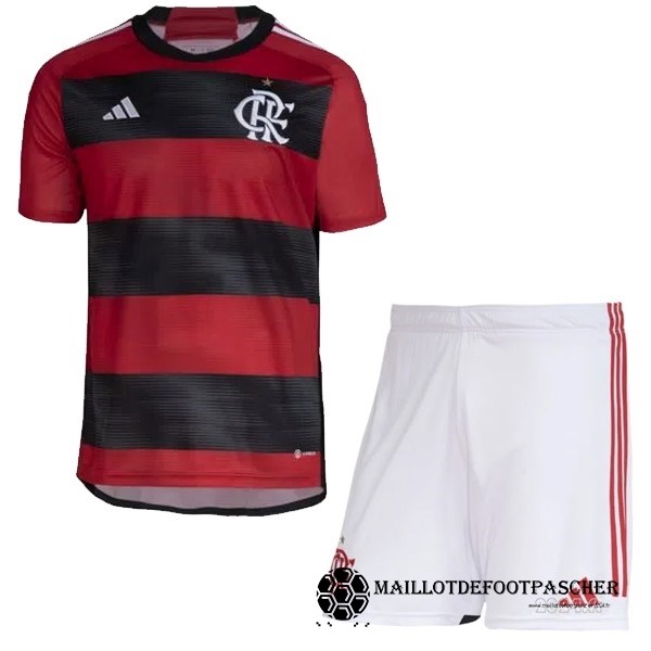 Domicile Conjunto De Enfant Flamengo 2023 2024 Rouge Maillot De Foot Personnalisé Pas Cher