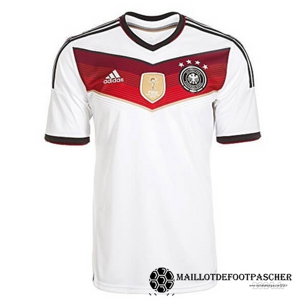 Domicile Maillot Allemagne Retro World Cup 2014 Blanc Maillot De Foot Personnalisé Pas Cher