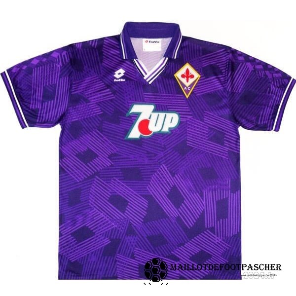 Domicile Maillot Fiorentina Retro 1992 1993 Purpura Maillot De Foot Personnalisé Pas Cher