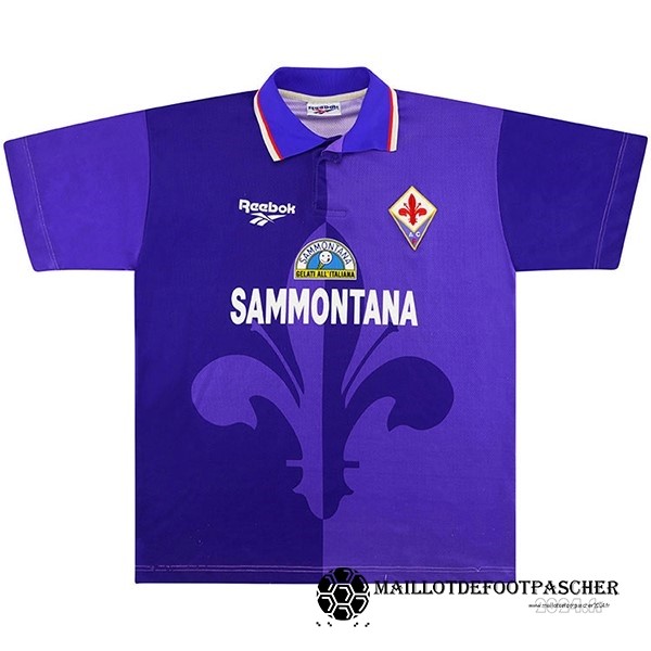Domicile Maillot Fiorentina Retro 1995 1996 Purpura Maillot De Foot Personnalisé Pas Cher