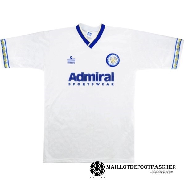 Domicile Maillot Leeds United Retro 1992 1993 Blanc Maillot De Foot Personnalisé Pas Cher