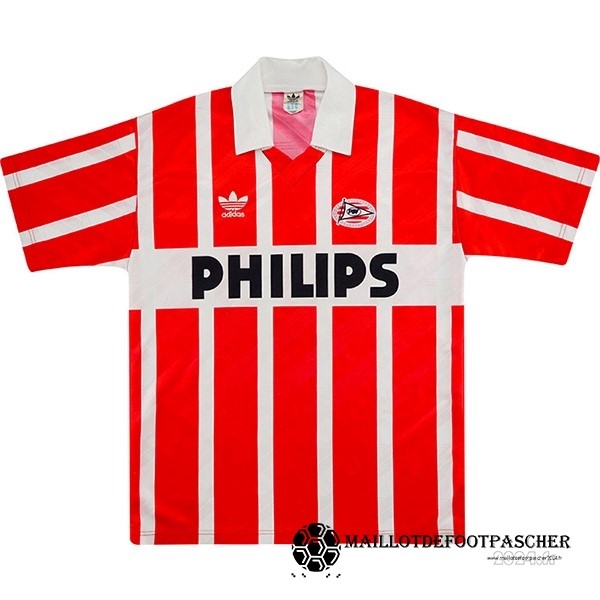 Domicile Maillot PSV Retro 1990 1992 Rouge Blanc Maillot De Foot Personnalisé Pas Cher