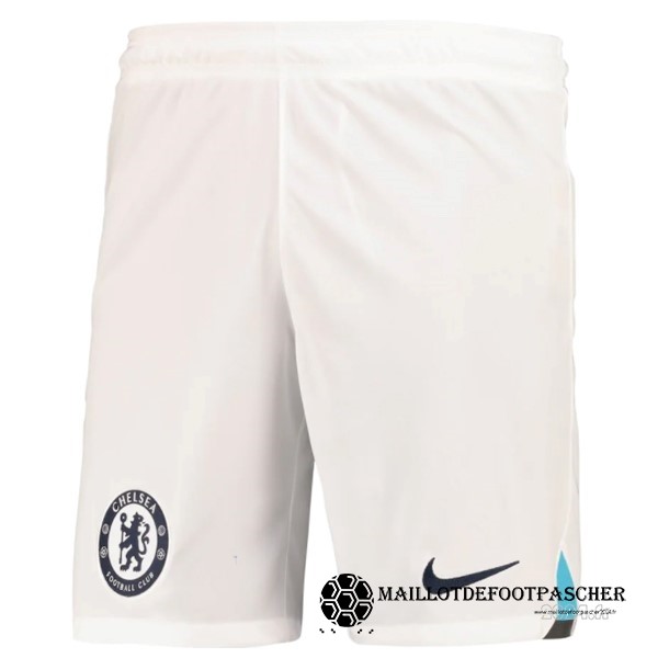 Exterieur Pantalon Chelsea 2022 2023 Blanc Maillot De Foot Personnalisé Pas Cher