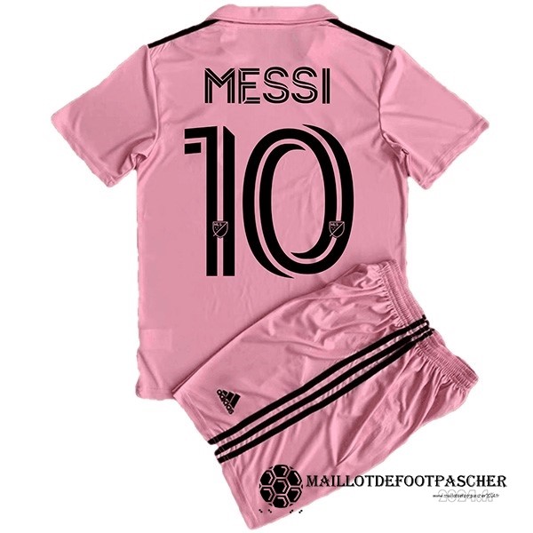 NO.10 Messi Domicile Conjunto De Homme Inter Miami 2023 2024 Rose Maillot De Foot Personnalisé Pas Cher