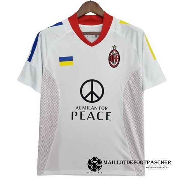 Spécial Maillot AC Milan 2022 2023 Blanc Maillot De Foot Personnalisé Pas Cher