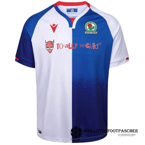 Thailande Domicile Maillot Blackburn Rovers 2022 2023 Bleu Maillot De Foot Personnalisé Pas Cher