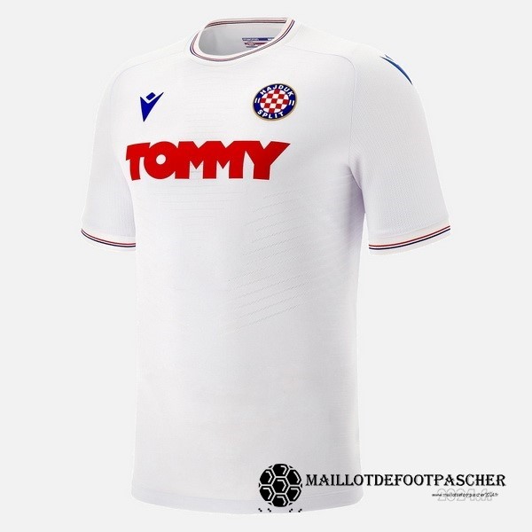 Thailande Domicile Maillot Hajduk Split 2022 2023 Blanc Maillot De Foot Personnalisé Pas Cher