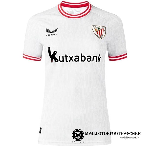 Thailande Third Maillot Athletic Bilbao 2023 2024 Blanc Maillot De Foot Personnalisé Pas Cher