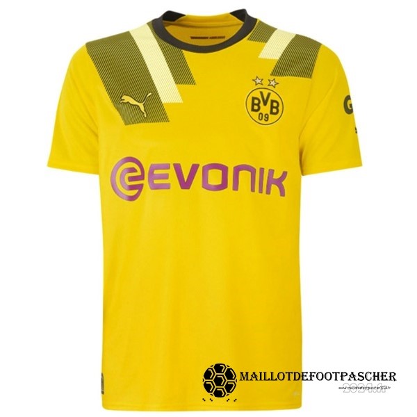 Thailande Third Maillot Borussia Dortmund 2022 2023 Jaune Maillot De Foot Personnalisé Pas Cher