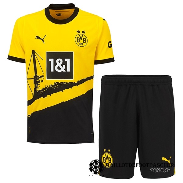 Domicile Conjunto De Homme Borussia Dortmund 2023 2024 Jaune Maillot De Foot Personnalisé Pas Cher