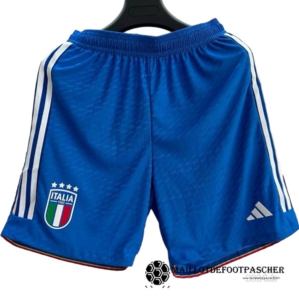 Domicile Joueurs Pantalon Italie 2023 Bleu Maillot De Foot Personnalisé Pas Cher