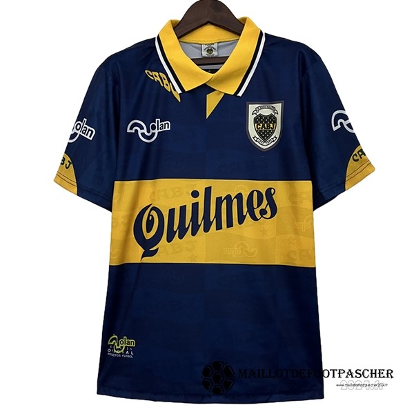Domicile Maillot Boca Juniors Retro 1995 1996 Bleu Maillot De Foot Personnalisé Pas Cher