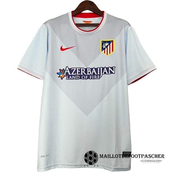 Exterieur Maillot Atlético Madrid Retro 2014 2015 Gris Maillot De Foot Personnalisé Pas Cher