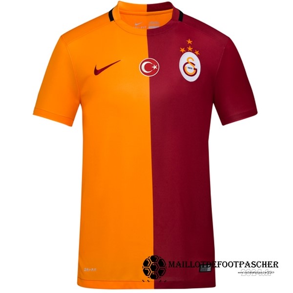 Thailande Domicile Maillot Galatasaray SK 2023 2024 Orange Maillot De Foot Personnalisé Pas Cher