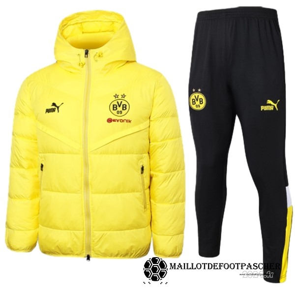 Conjunto Completo Veste De Algodón Borussia Dortmund 2023 2024 Jaune Noir Maillot De Foot Personnalisé Pas Cher