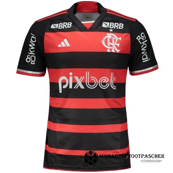 Thailande Domicile Maillot Flamengo 2024 2025 Rouge Maillot De Foot Personnalisé Pas Cher
